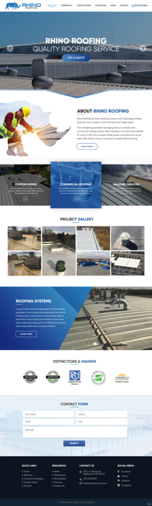 Web Design by pb for Rhino Industries Inc. | Design: #24685768