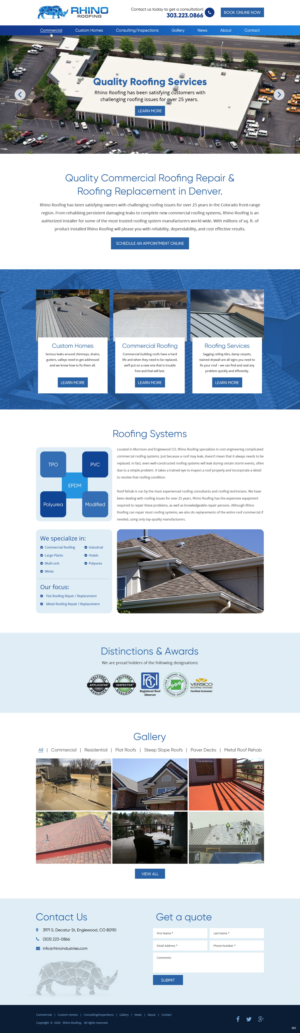 Web Design by pb for Rhino Industries Inc. | Design: #24685769
