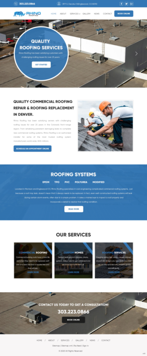 Web Design by pb for Rhino Industries Inc. | Design: #24689181