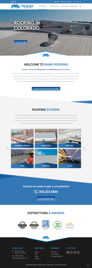 Web Design by pb for Rhino Industries Inc. | Design: #24689183