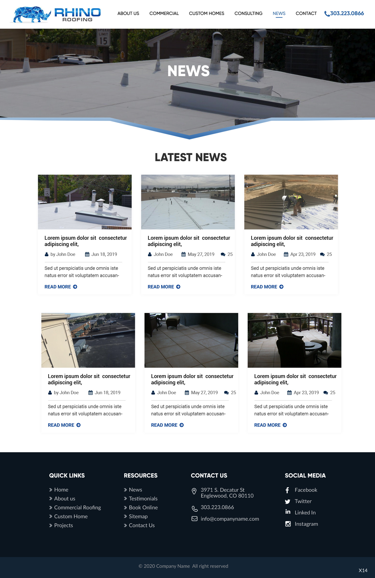 Web Design by pb for Rhino Industries Inc. | Design #24720815