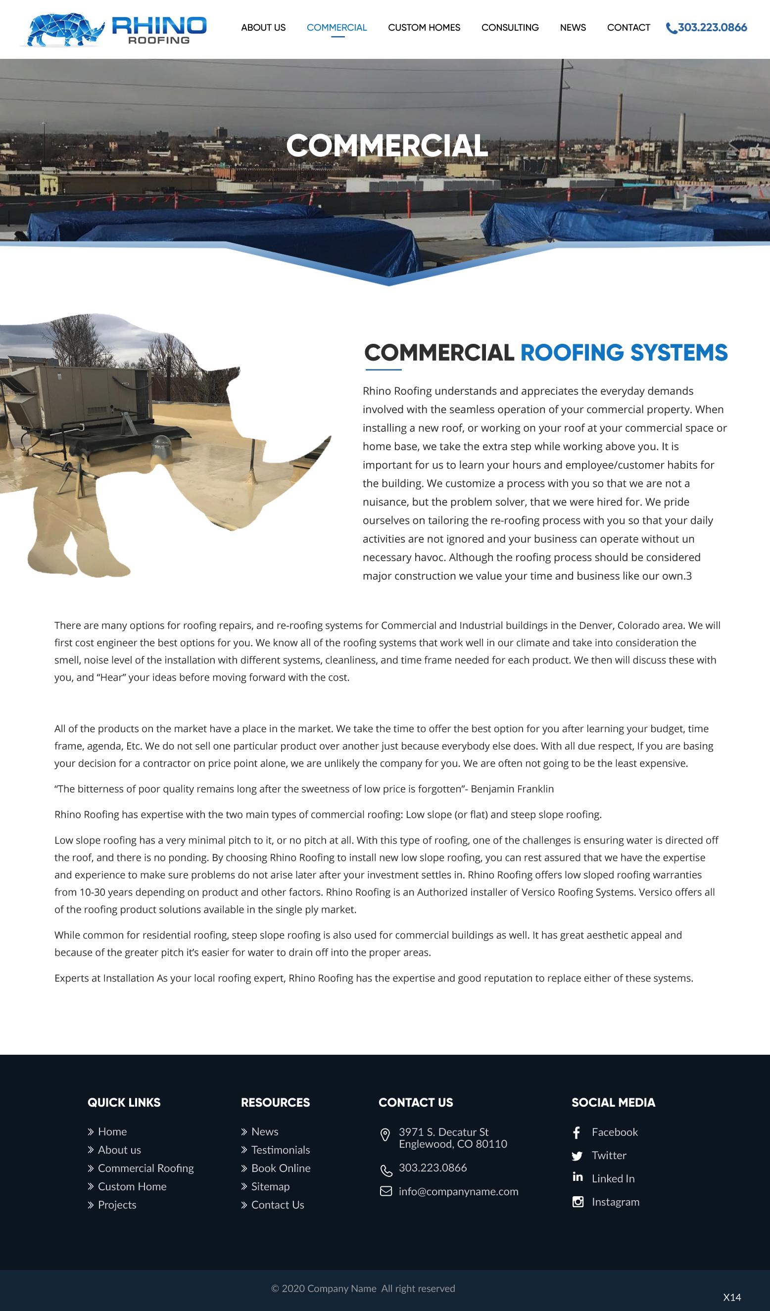Web Design by pb for Rhino Industries Inc. | Design #24720816