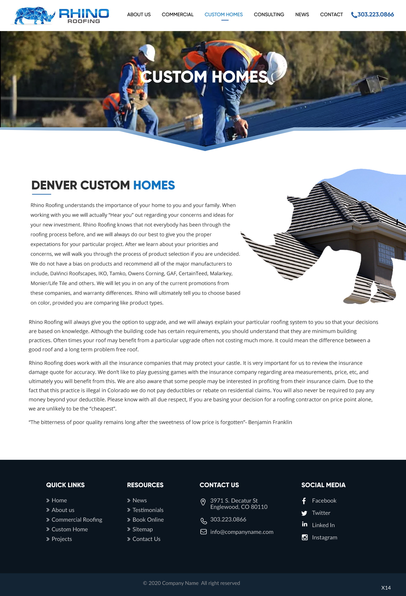 Web Design by pb for Rhino Industries Inc. | Design #24720817