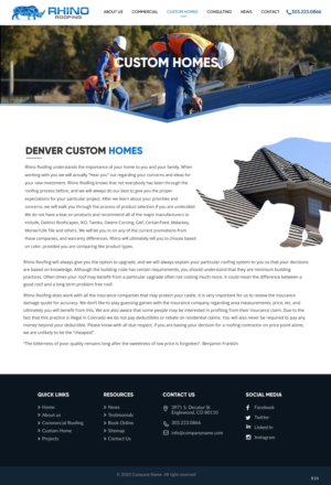 Web Design by pb for Rhino Industries Inc. | Design: #24720817