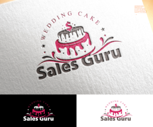 Wedding Cake Sales Guru | Logo Design by step forward 2