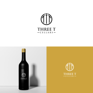 Three T Cellars | Logo Design by ZiangArt_Studio