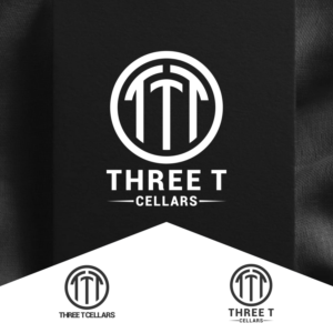 Three T Cellars | Logo Design by Gerald Design 3