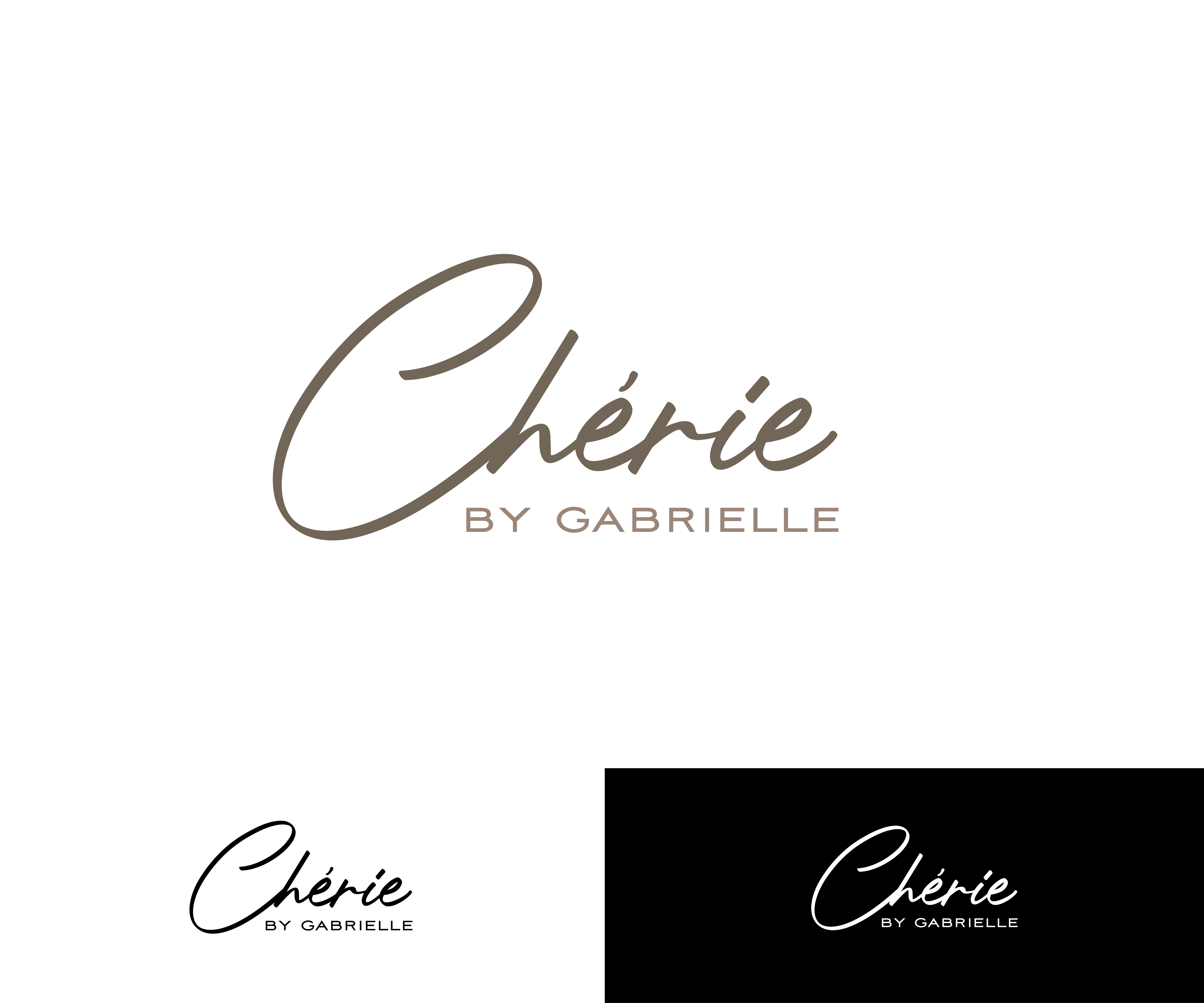 Logo Design by renderman for Chérie by Gabrielle | Design #24680957