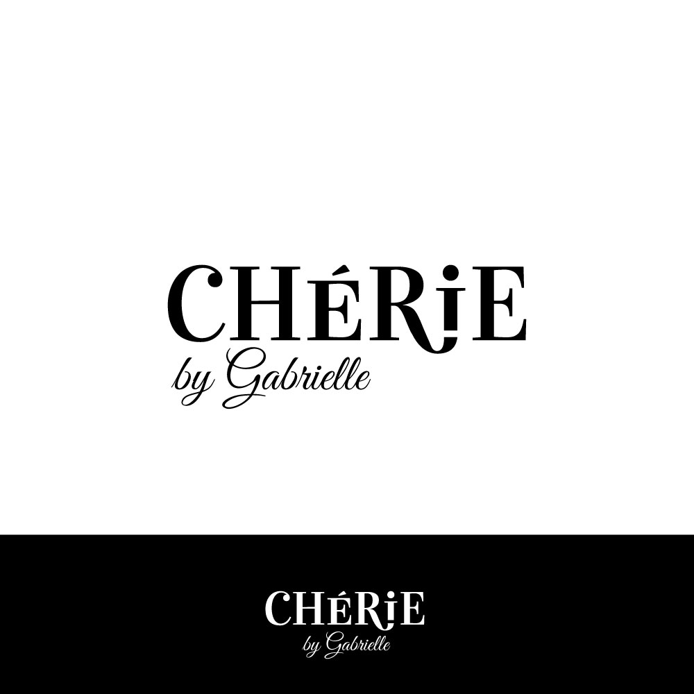 Logo Design by Natasa m. for Chérie by Gabrielle | Design #24756889