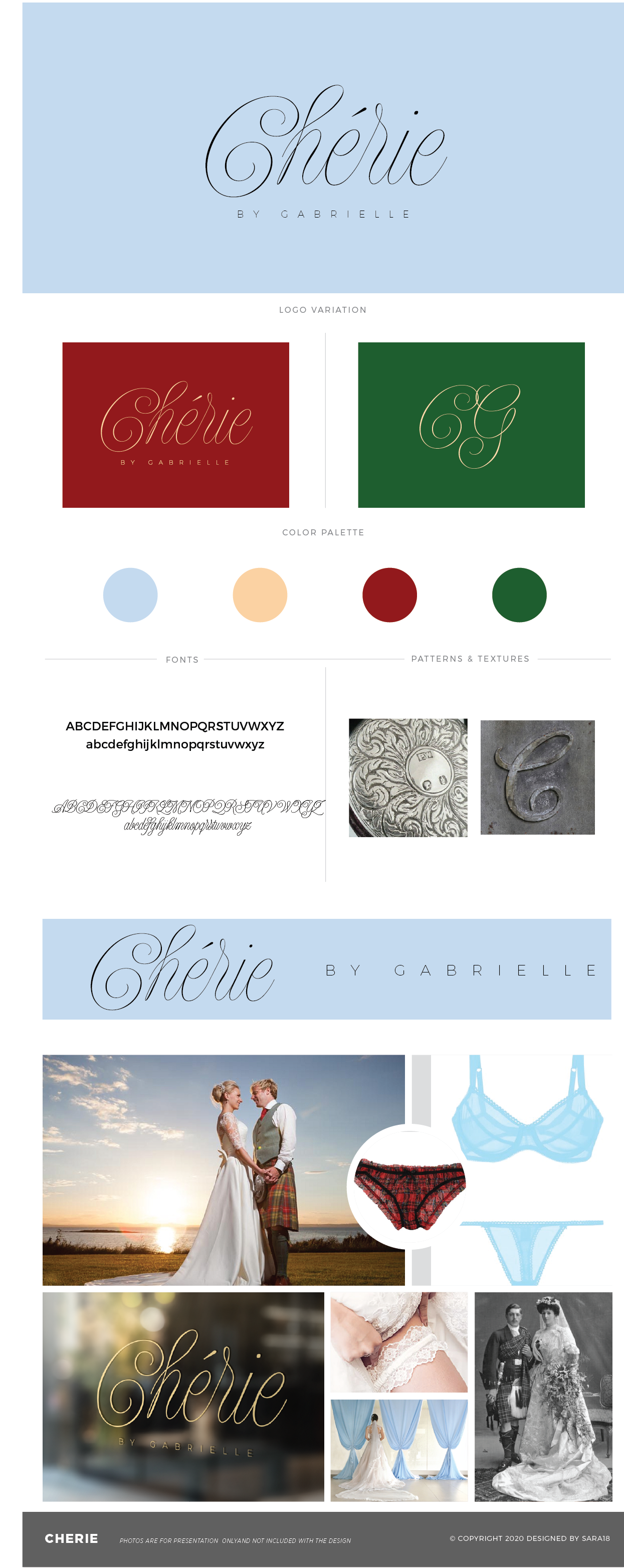 Logo Design by The Seventh Key Magic for Chérie by Gabrielle | Design #24730160
