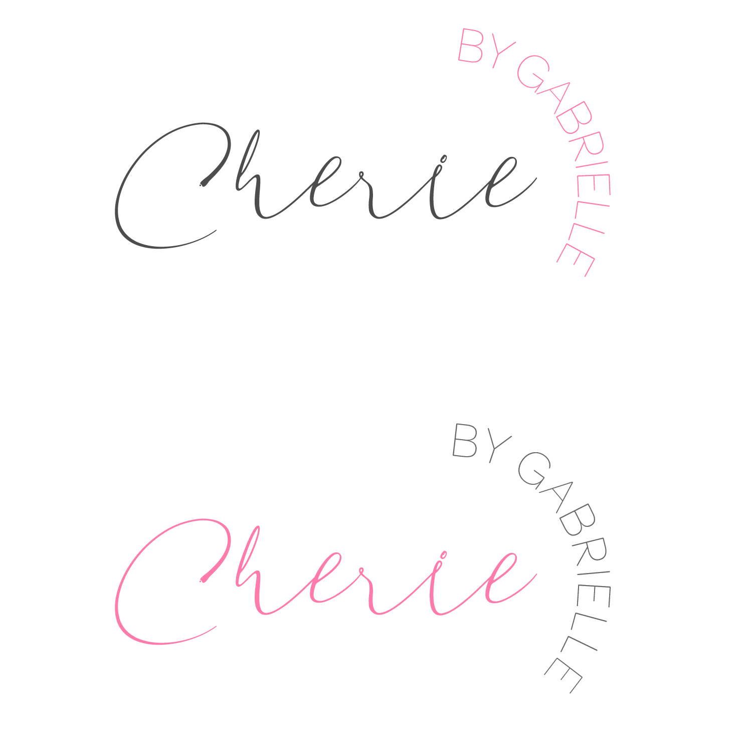 Logo Design by Niki S. for Chérie by Gabrielle | Design #24691809