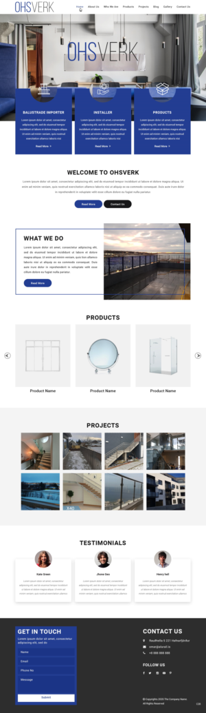 Web Design by pb for this project | Design: #24685665