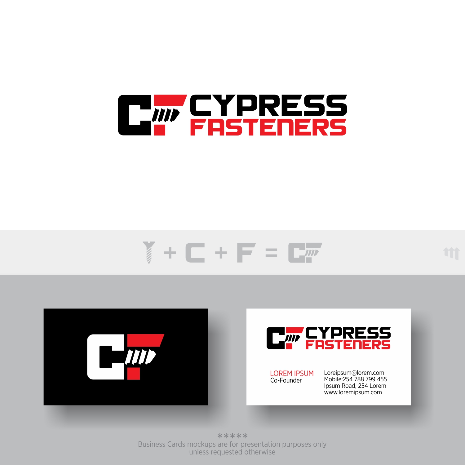 Logo Design by MBARO for Cypress Fasteners | Design #24726725