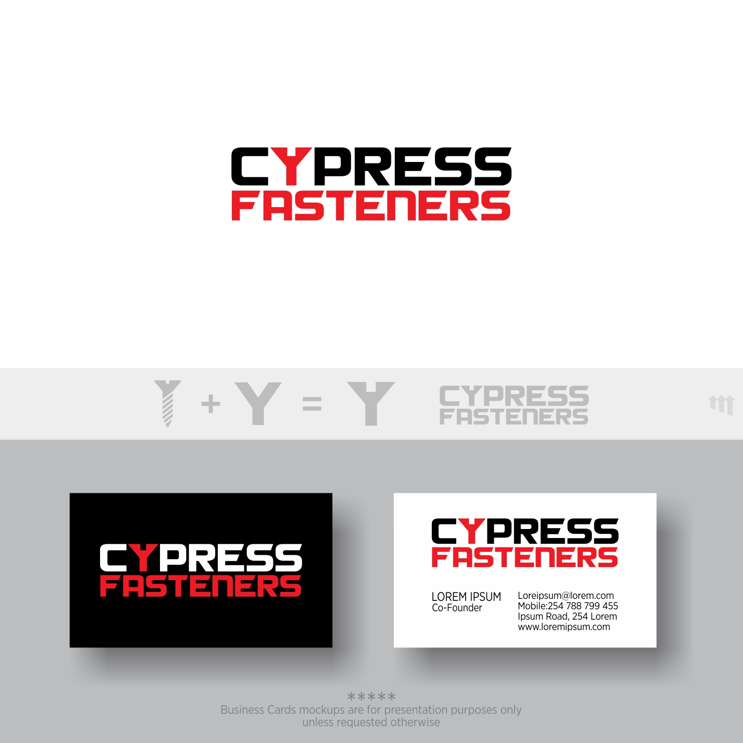 Logo Design by MBARO for Cypress Fasteners | Design #24726726