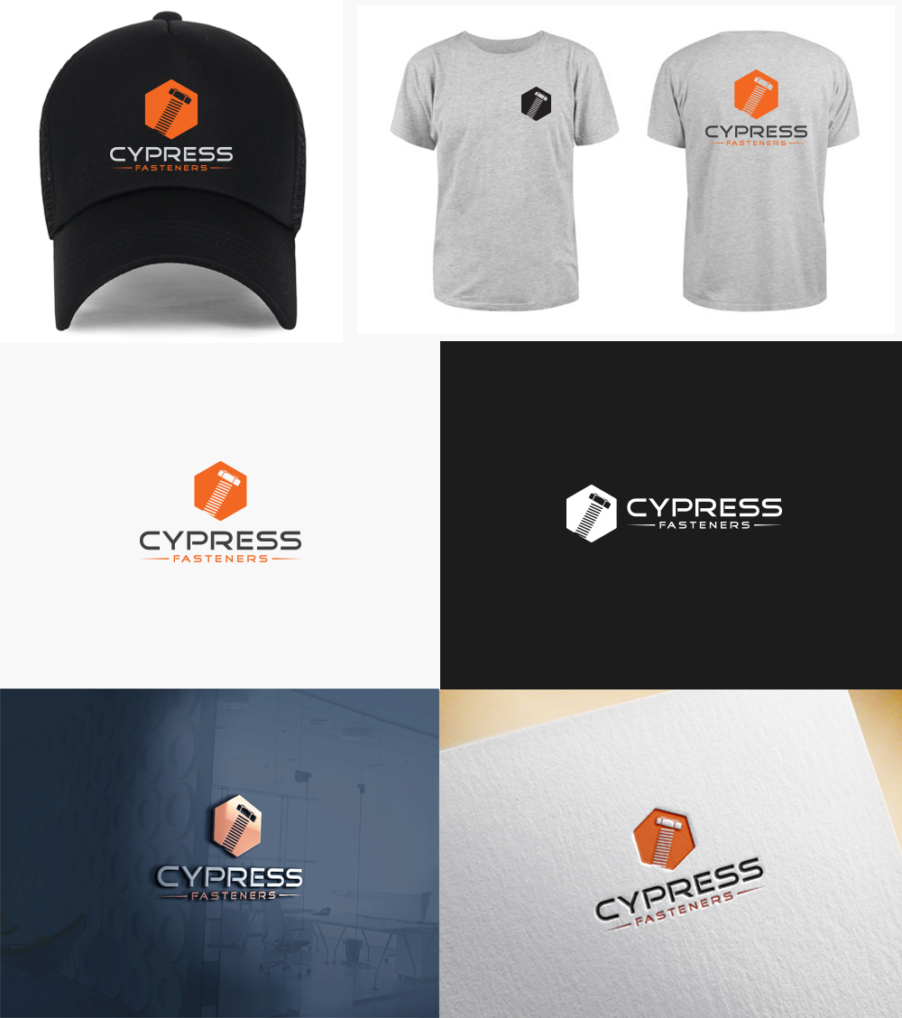 Logo Design by AL-BARAKAH for Cypress Fasteners | Design #24689192
