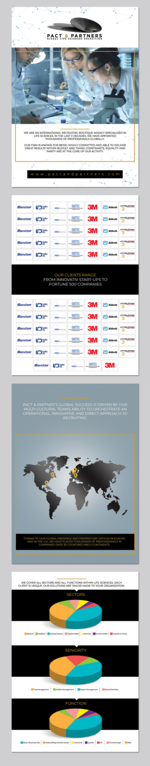 Recruiting agency needs corporate presentation | Brochure Design by BLUE WINGS