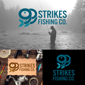 99 Strikes Fishing Co. | Logo Design by simple mind