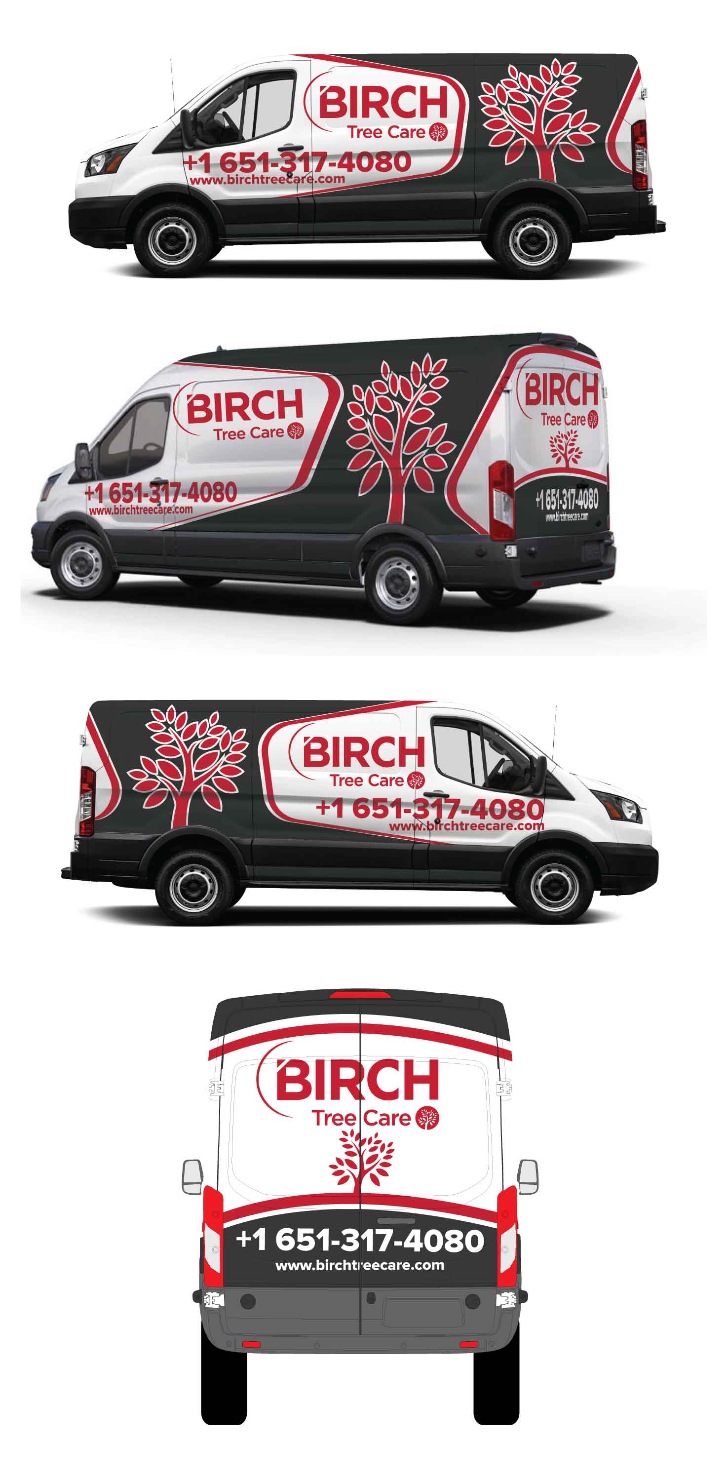 Diseño de Rotulación de Vehículo por Shumaila Kiran para Birch Tree Care | Diseño #24710696