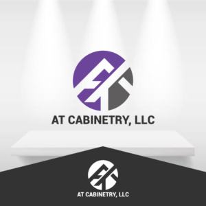 Somehow I would like to show AT Cabinetry or AT Cab something like that in the logo | Logo Design by Gerald Design 3