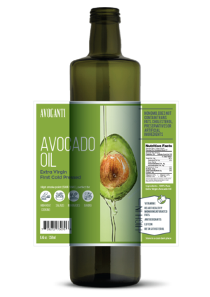 Avocado Oil label  - upmarket elegant design  | Label Design by eleven