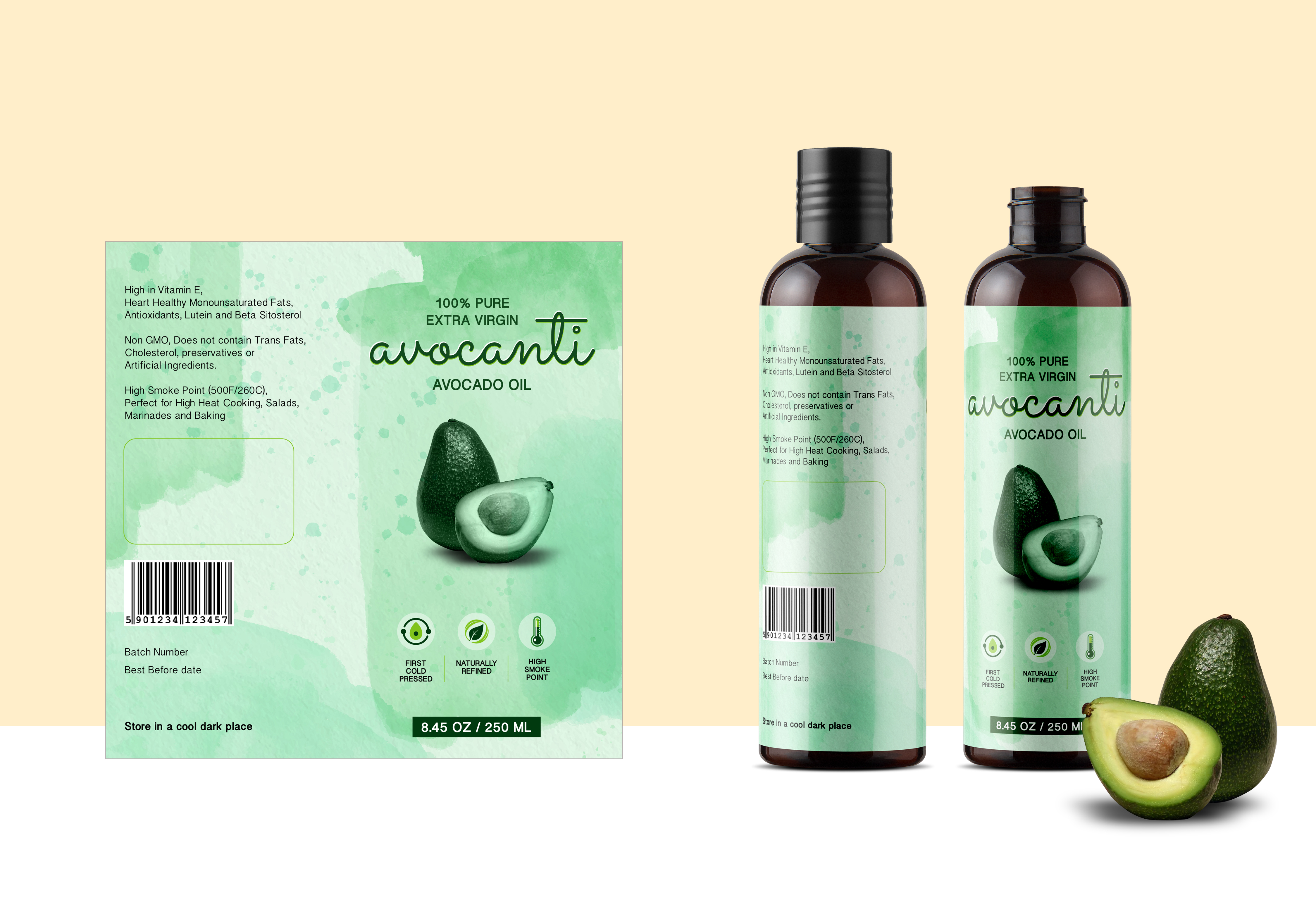 Label Design by bimbisarkadam for Avocanti | Design #24805148