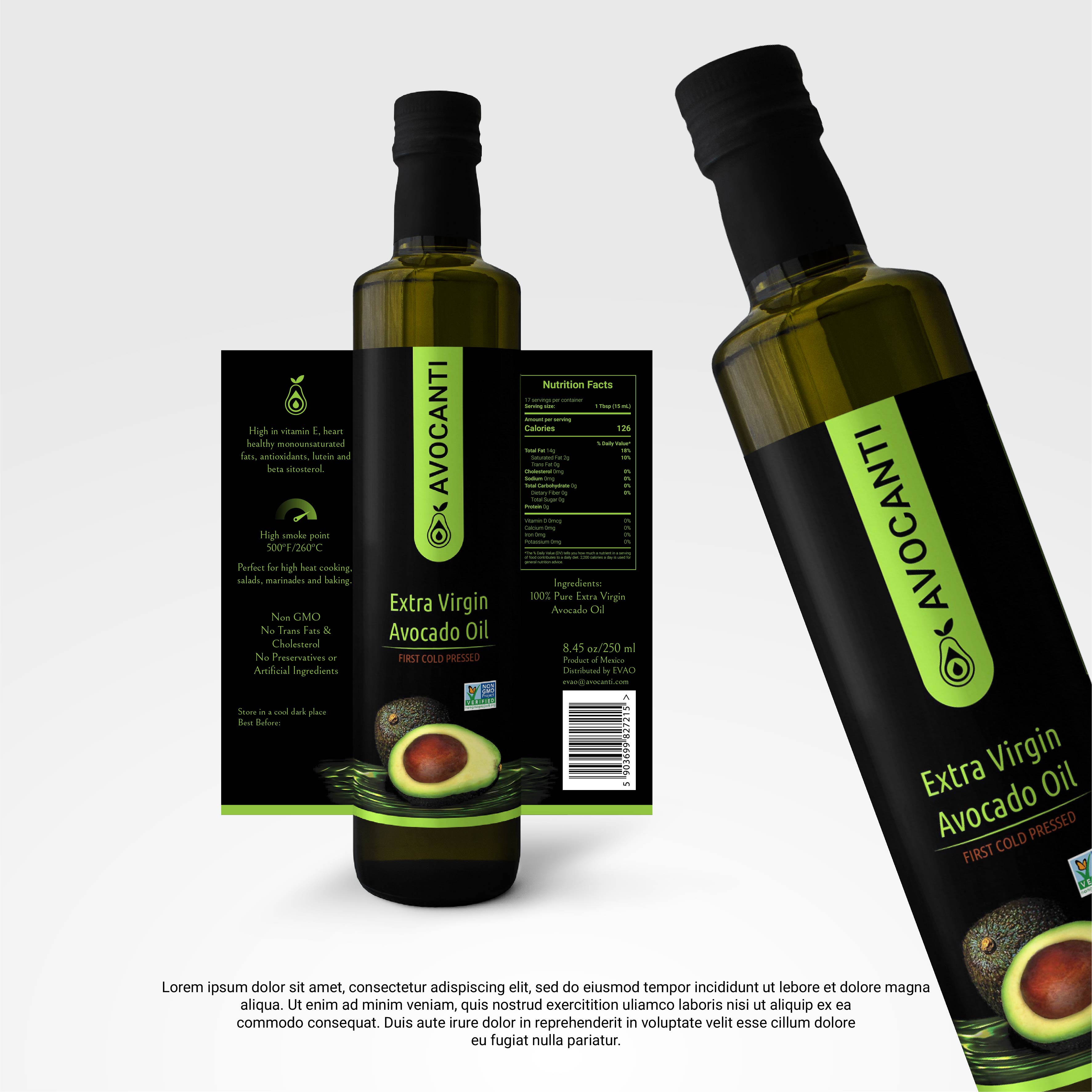 Label Design by Aistikart for Avocanti | Design #25113116