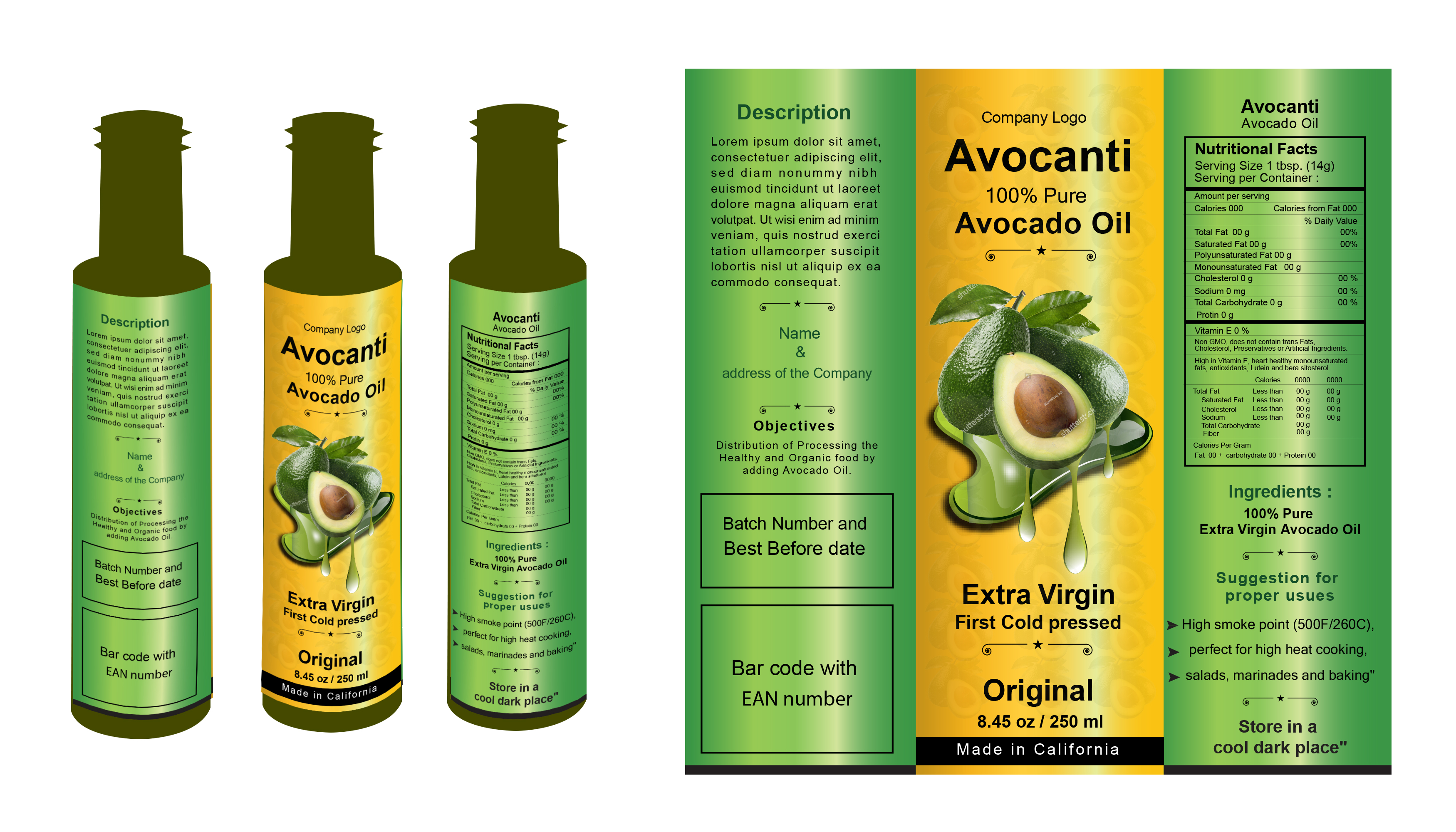 Label Design by subrataswar47 for Avocanti | Design #24801804