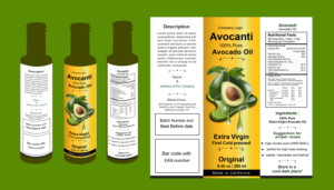 Label Design by subrataswar47 for Avocanti | Design: #24801866