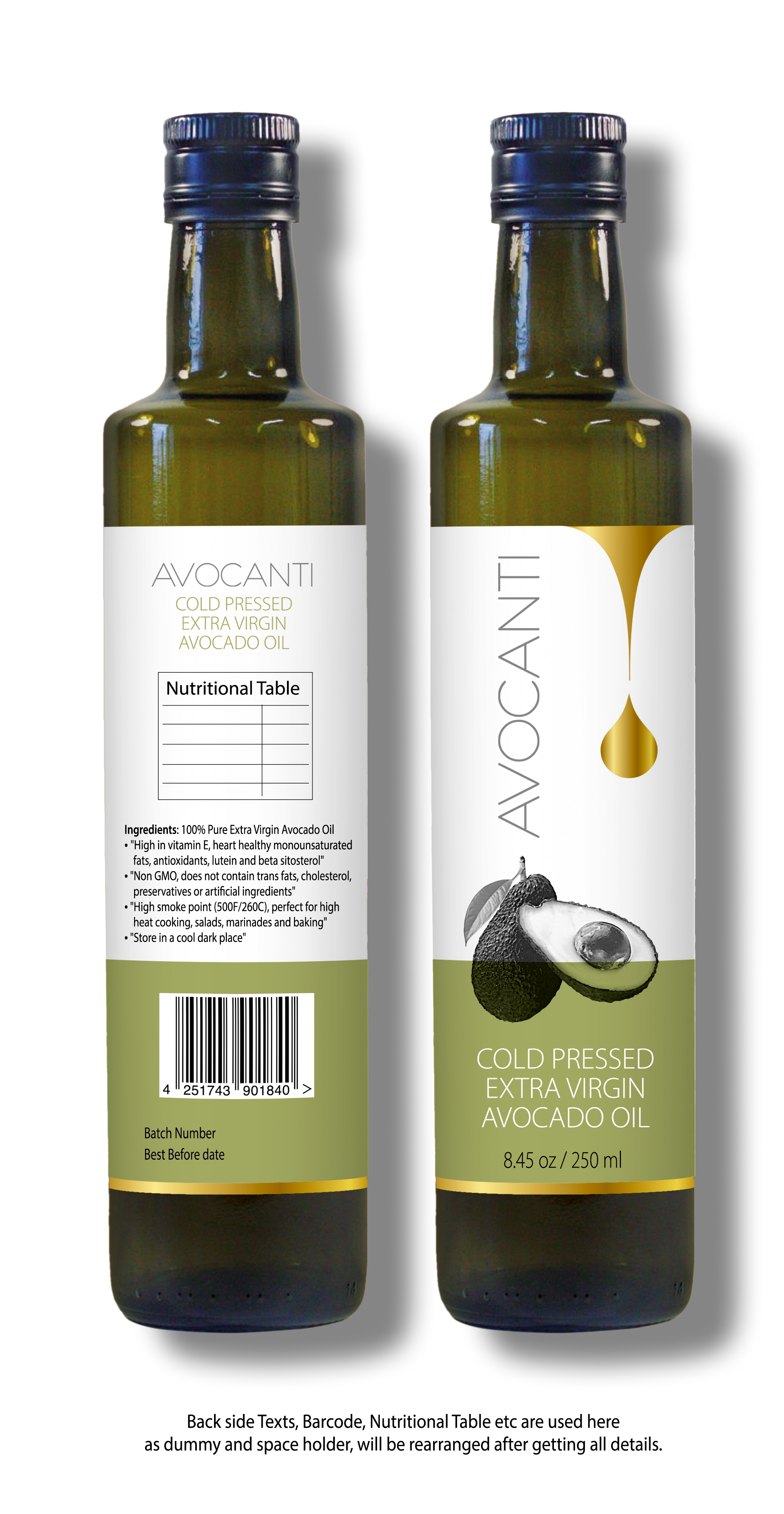Label Design by D&amp;N for Avocanti | Design #24799712