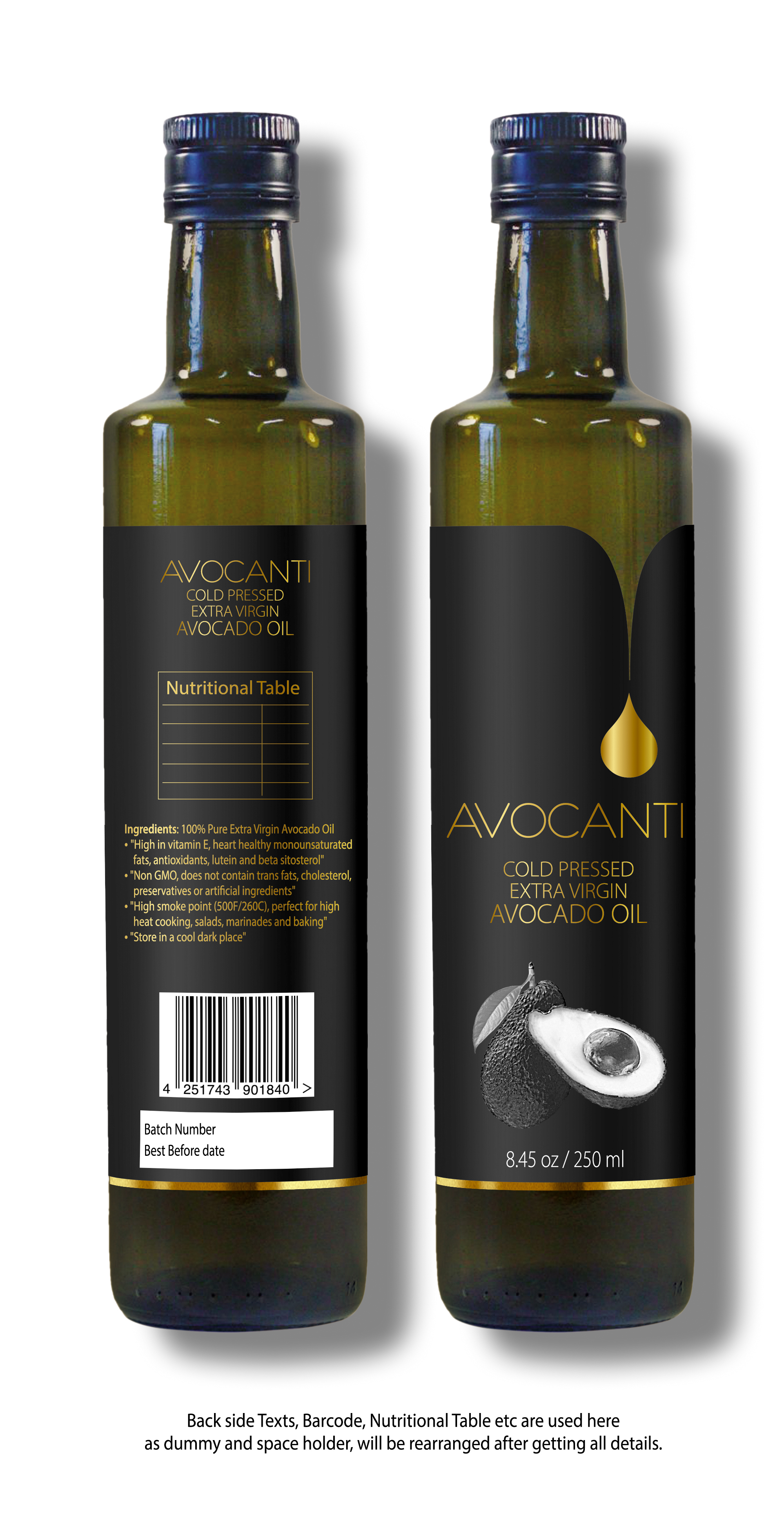 Label Design by D&amp;N for Avocanti | Design #24799713