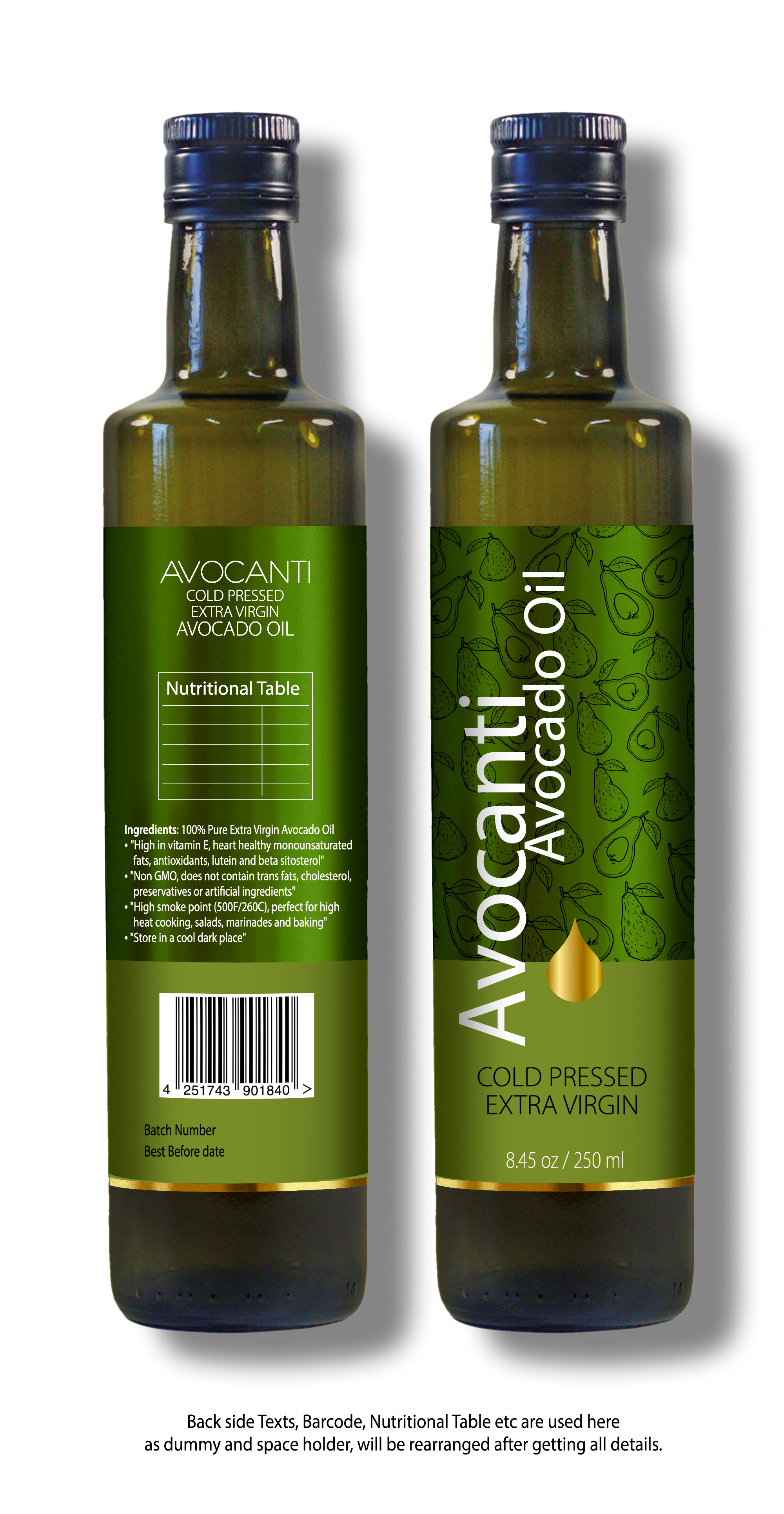 Label Design by D&amp;N for Avocanti | Design #24799714