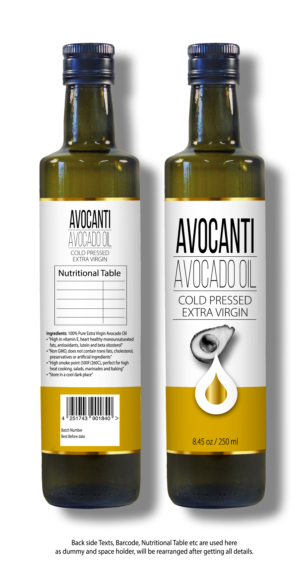 Label Design by D&amp;N for Avocanti | Design: #24816809