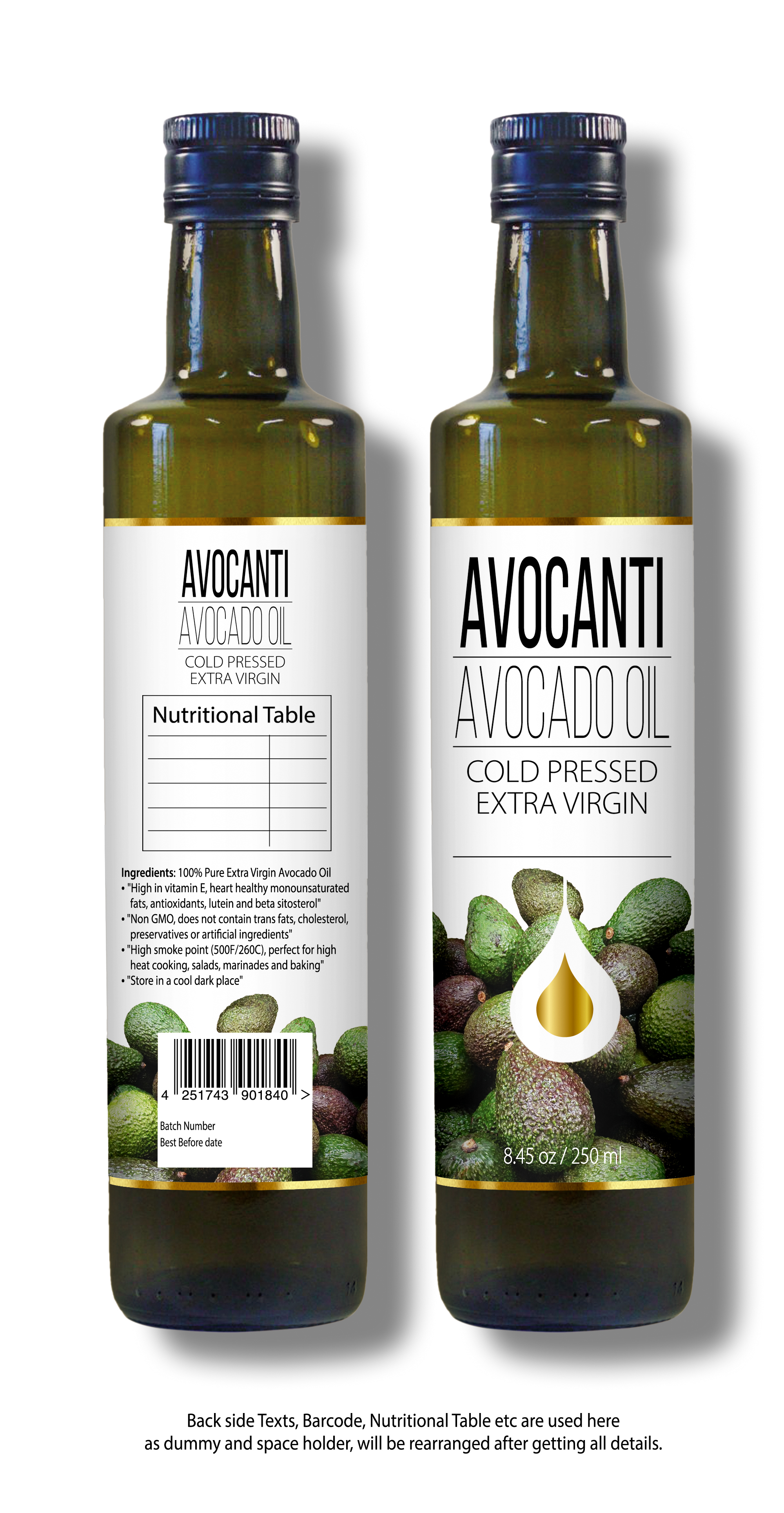 Label Design by D&amp;N for Avocanti | Design #24816810
