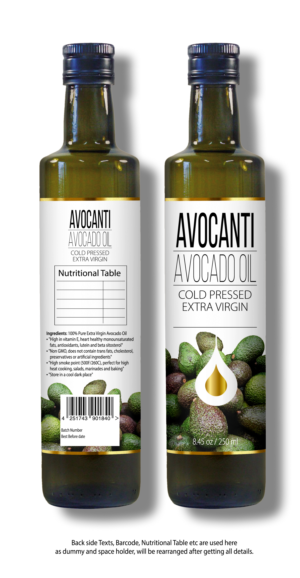 Label Design by D&amp;N for Avocanti | Design: #24816810