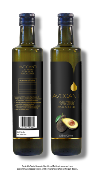 Label Design by D&amp;N for Avocanti | Design: #24866929