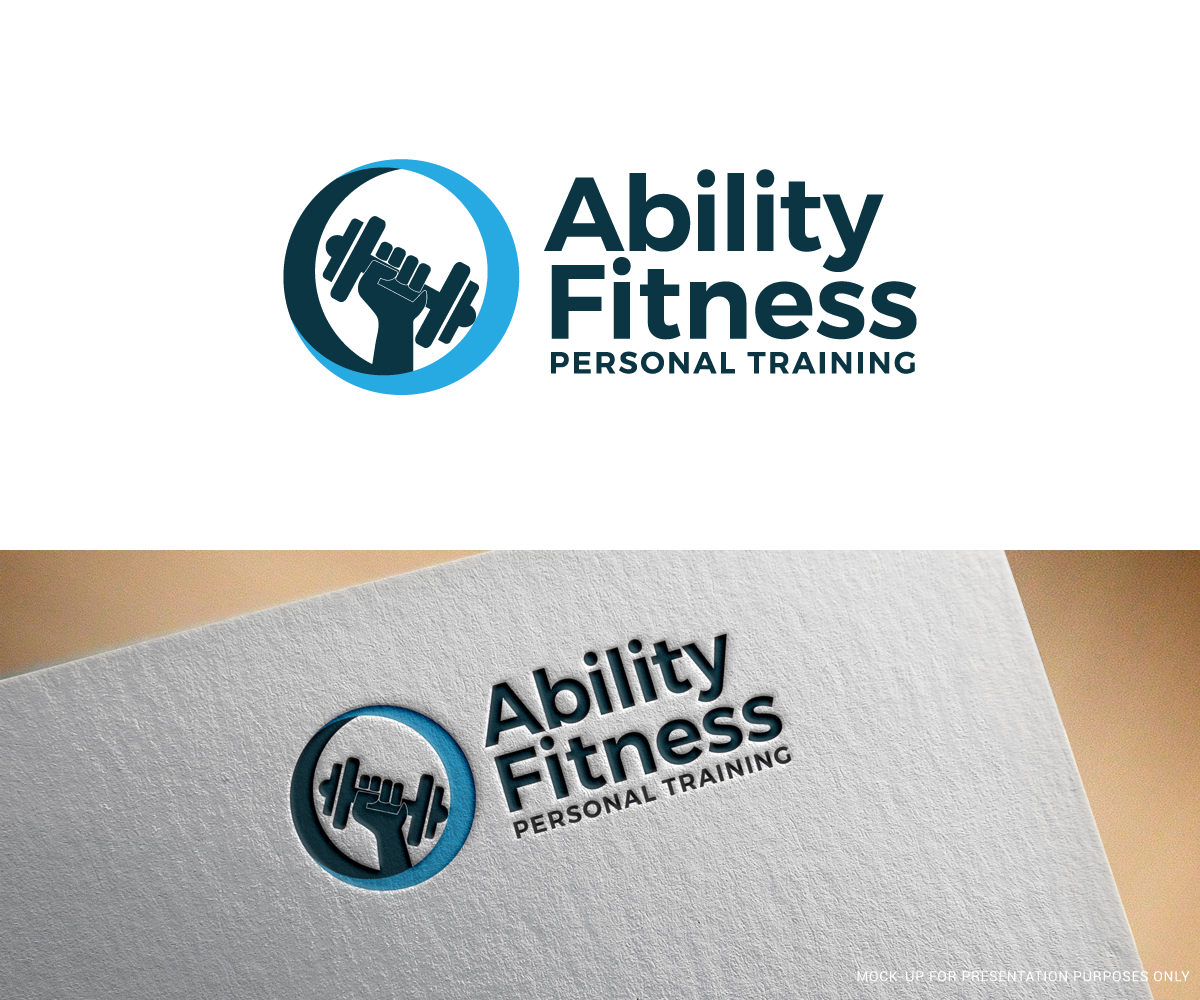 Diseño de Logo por kimcam para Ability Fitness Personal Training  | Diseño #24749116