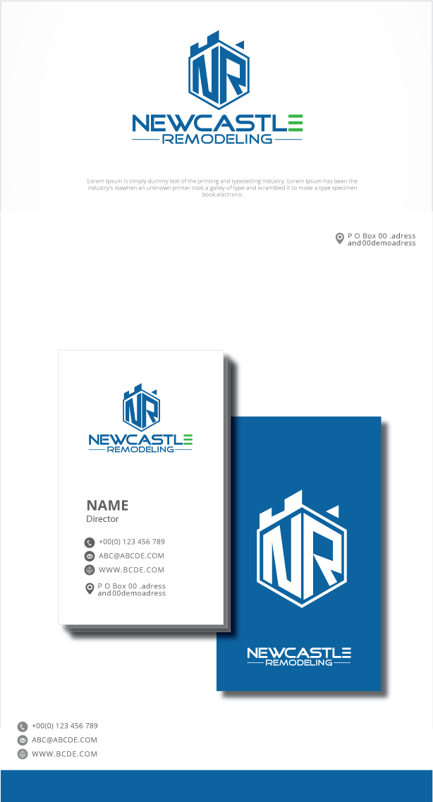 Diseño de Logo por graphicevolution para Newcastle Remodeling  | Diseño #24698199
