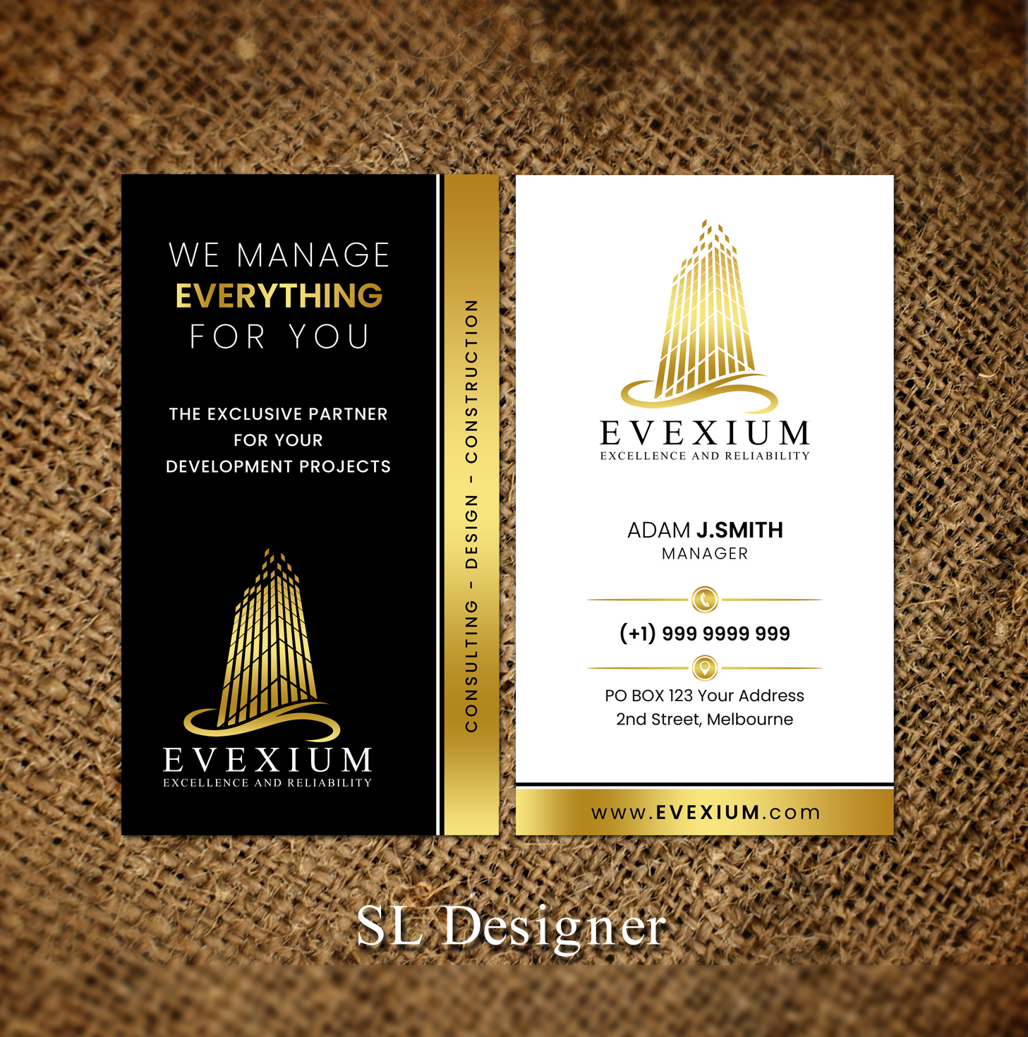 Business Card Design by SL Designer for this project | Design #24717997