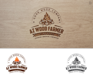 AZ WOOD FARMER FIREWOOD     slogan....A GOOD WOOD COMPANY | Logo-Design von D_Mantra