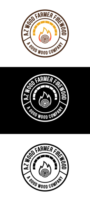AZ WOOD FARMER FIREWOOD     slogan....A GOOD WOOD COMPANY | Logo Design by fatiyadesign