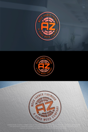 AZ WOOD FARMER FIREWOOD     slogan....A GOOD WOOD COMPANY | Logo Design by GoodTimes$$$