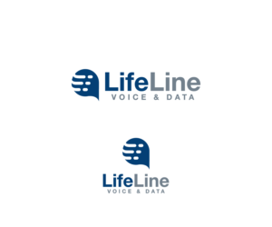 Lifeline Voice & Data | Logo Design by anico
