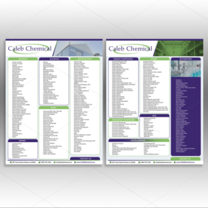 Specialty Chemical Product Line Card Revamp | Diseño de Flyer por DA.