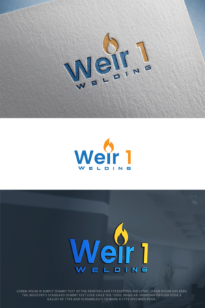 Weir 1 Welding | Logo Design by GoodTimes$$$