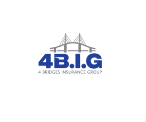 Logo Design by ERICK ANDRE VOORNEMAN for 4 Bridges Insurance Group, LLC | Design #24734511