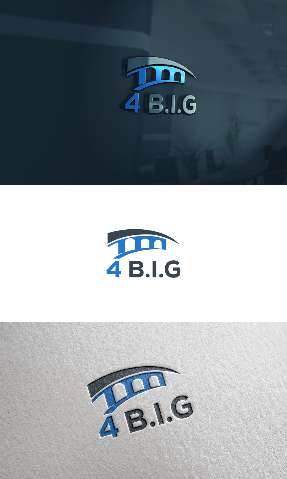 Logo Design by mintcreative for 4 Bridges Insurance Group, LLC | Design #24791581