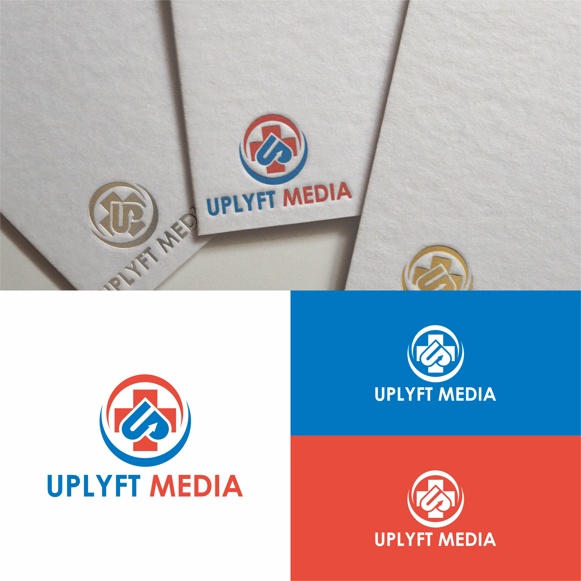 Logo Design by Cah RE 2 for UpLyft Media | Design #24691332