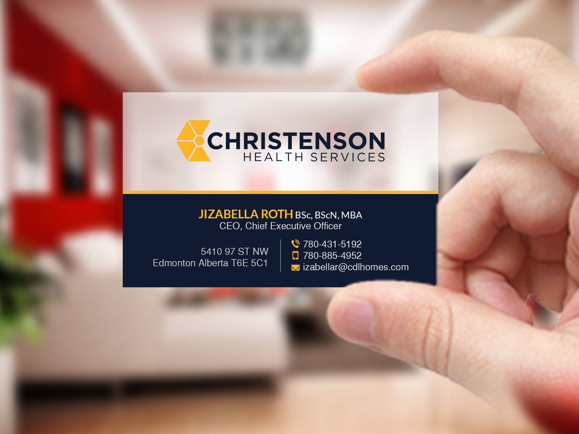 Business Card Design by Creations Box 2015 for this project | Design #24708519