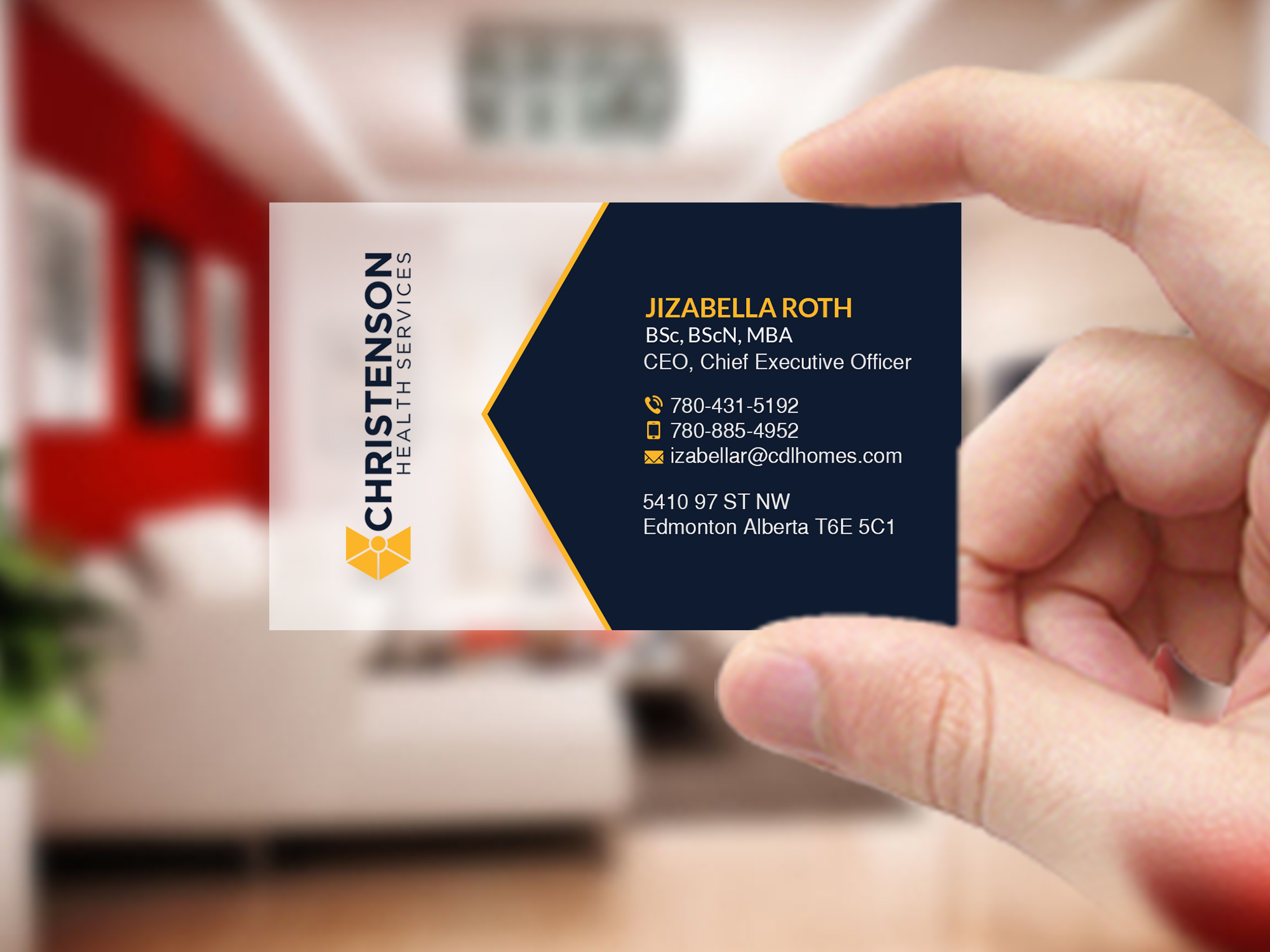 Business Card Design by Creations Box 2015 for this project | Design #24708520