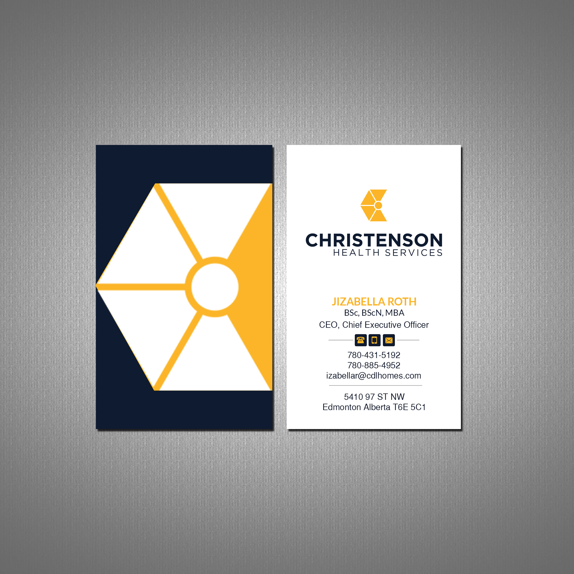 Business Card Design by Creations Box 2015 for this project | Design #24708559
